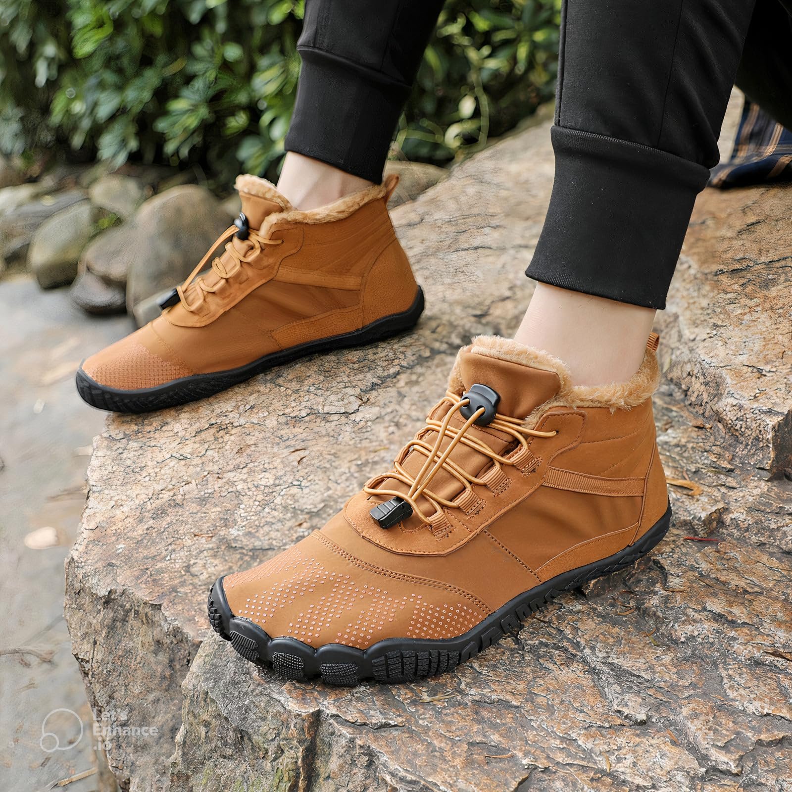 Ботинки Payesrui Winter Waterproof Barefoot Unisex Lightweight Non-Slip с теплой подкладкой Черный, фото №7