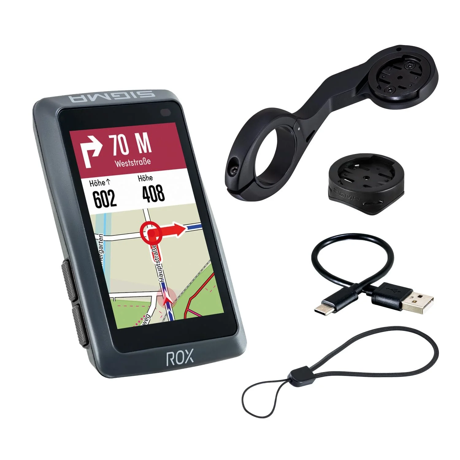 Велокомпьютер SIGMA Sport ROX 12.1 EVO GPS 3" GLONASS Bluetooth Basic Set, фото №5