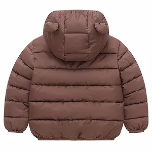 Куртка зимняя MNSWR для мальчиков, детская зимняя куртка для мальчиков, пуховик для мальчиков, теплая, с толстой флисовой подкладкой, с капюшоном и молнией, для малышей и детей для игр на открытом воздухе synthetic.ua - Фото 1