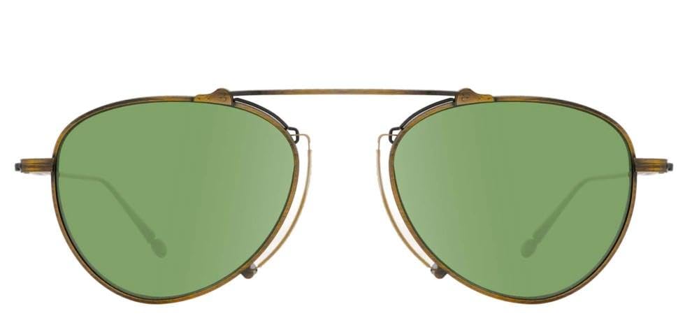 Сонцезахисні окуляри Унісекс Matsuda M3130 Antique Gold/Sage Green 53/20/145, Antique Gold/Sage Green, фото №2
