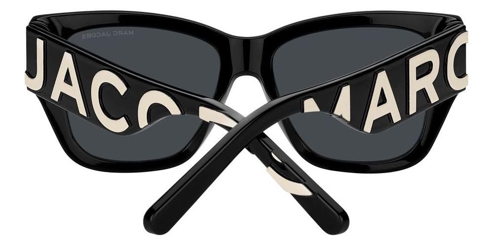 Унисекс Солнцезащитные очки Marc Jacobs Marc 695/S 80s 55/16/145 Черно-белые, фото №3 Унисекс Солнцезащитные очки Marc Jacobs Marc 695/S 80s 55/16/145 Черно-белые, фото №3