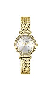 Часы женские кварцевые GUESS GW0763L2 Аналоговый Золотой/Серебряный - Фото 1