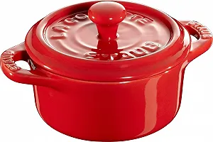 Кокотниця Staub Mini 10 см керамічна червона - Фото 1