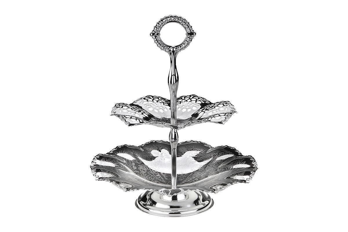 Блюдо двоярусне королева Анна (0-6375), фото №1 Блюдо двоярусне королева Анна (0-6375), фото №1