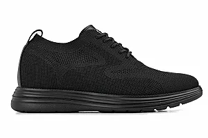 Мужские кроссовки CALTO Спортивные для ходьбы на шнуровке - 7 см выше synthetic.ua - Фото 1