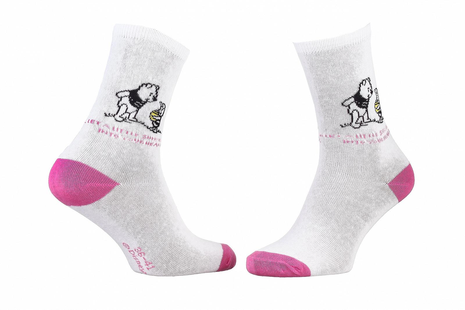 Шкарпетки Disney Winnie L Ourson Winnie + Porcinet 1 Жовтий 36-41, фото №1