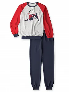 Піжама CALIDA Дитяча З манжетами, 100% М'яка органічна бавовна - Фото 1