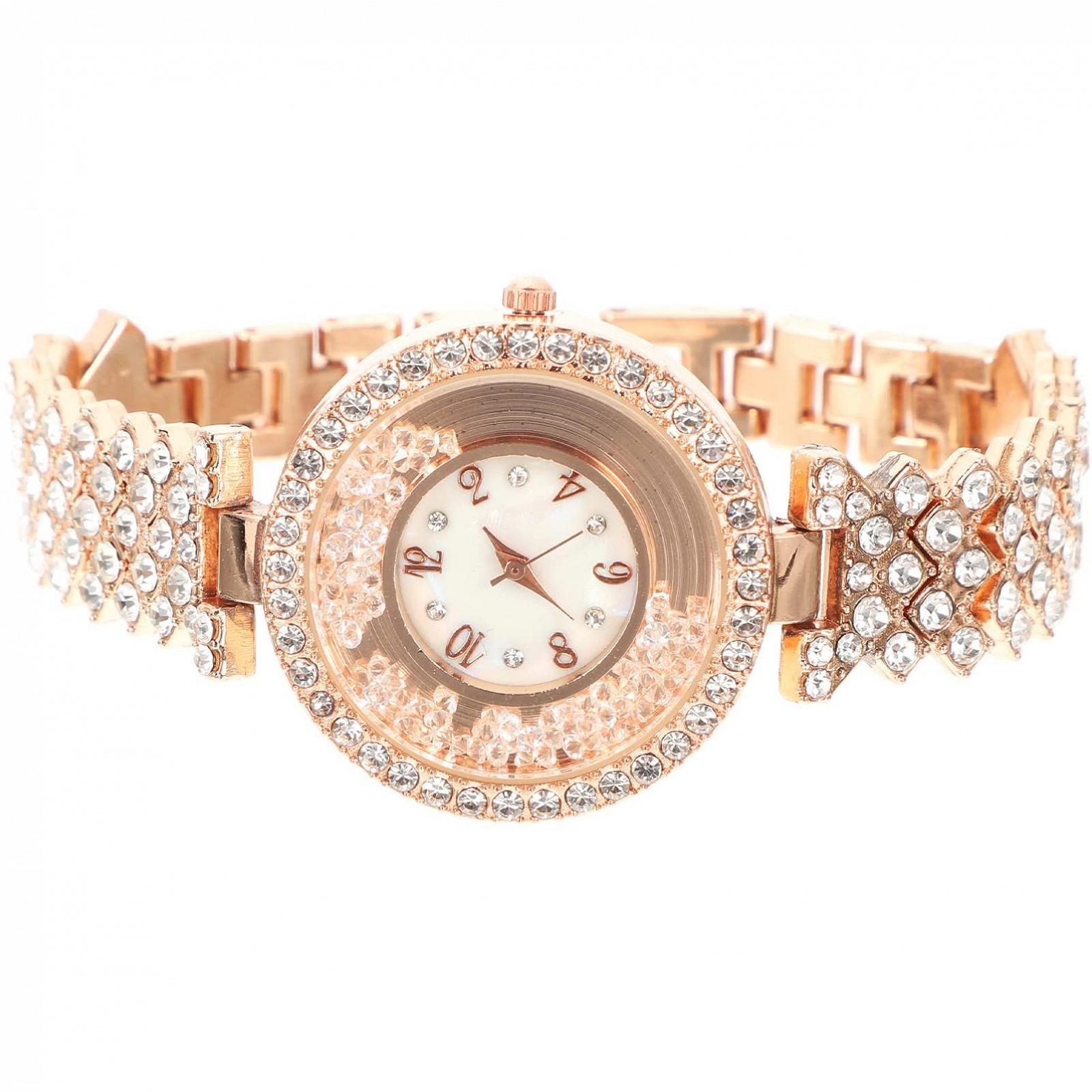 Жіночий годинник LIFKOME зі сталевим ремінцем і стразами, фото №1 Жіночий годинник LIFKOME зі сталевим ремінцем і стразами, фото №1