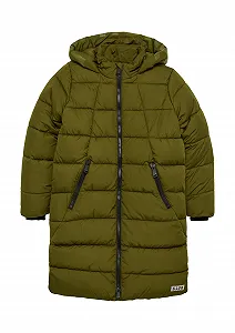 Тепле пальто вільного крою з двосторонньою блискавкою - Фото 1