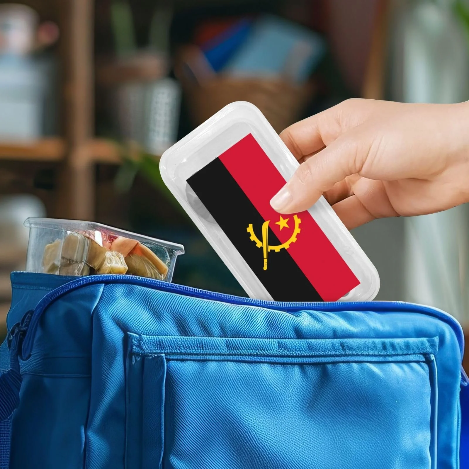 Набір дитячих столових приборів з трьох предметів з принтом прапора Анголи багаторазовий, фото №7 Набір дитячих столових приборів з трьох предметів з принтом прапора Анголи багаторазовий, фото №7