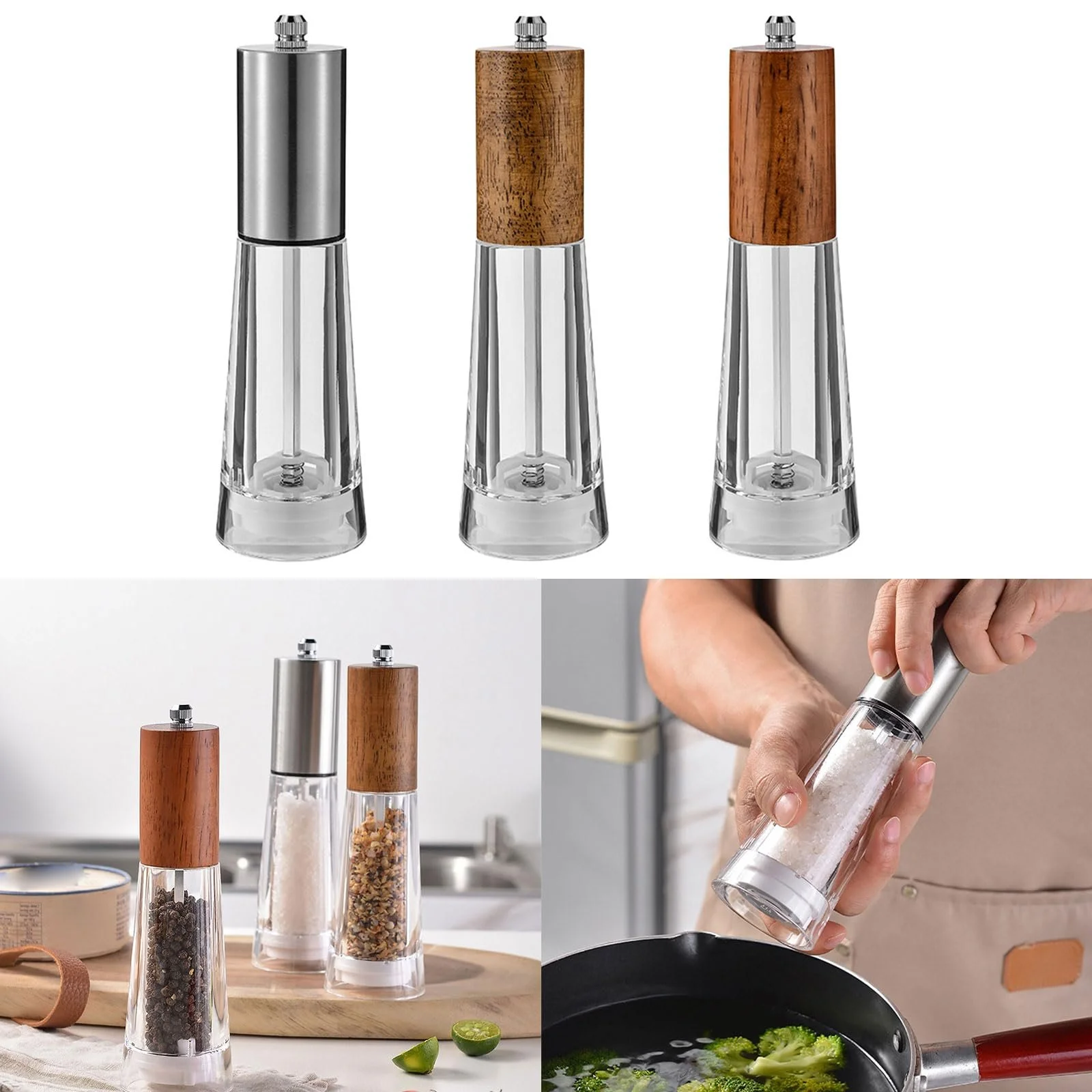 Ручна Млин Регульована 2 шт. Керамічний, фото №2