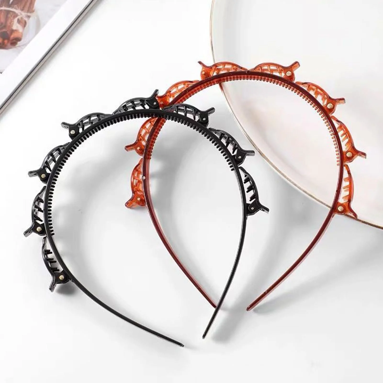 Набор из 2 обручей на голову с зажимами., фото №4