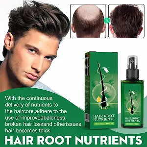 Сыворотка для роста волос для мужчин, набор из 2 шт. Эффективно уменьшает выпадение волос для более объемных волос, укрепляет густоту волос и здоровье кожи головы с помощью мягкого ухода, идеально подходит для мужских потребностей synthetic.ua - Фото 1