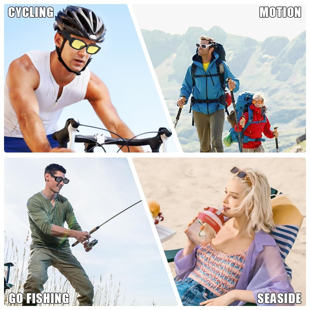 Набор женских винтажных прямоугольных очков AVCXEC, 12 шт., фото №7