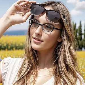 Сонцезахисні окуляри поверх окулярів LVIOE для жінок Поляризовані модні лінзи UV400 захист synthetic.ua - Фото 1