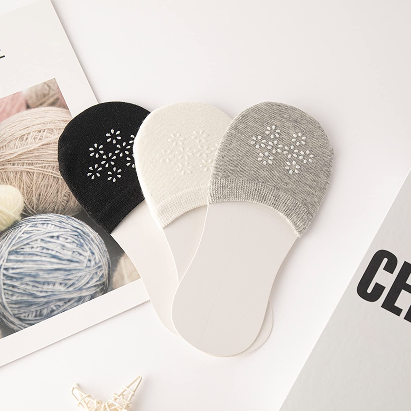 Подследники для пальцев ног 10 пар бесшовные нескользящие, фото №5