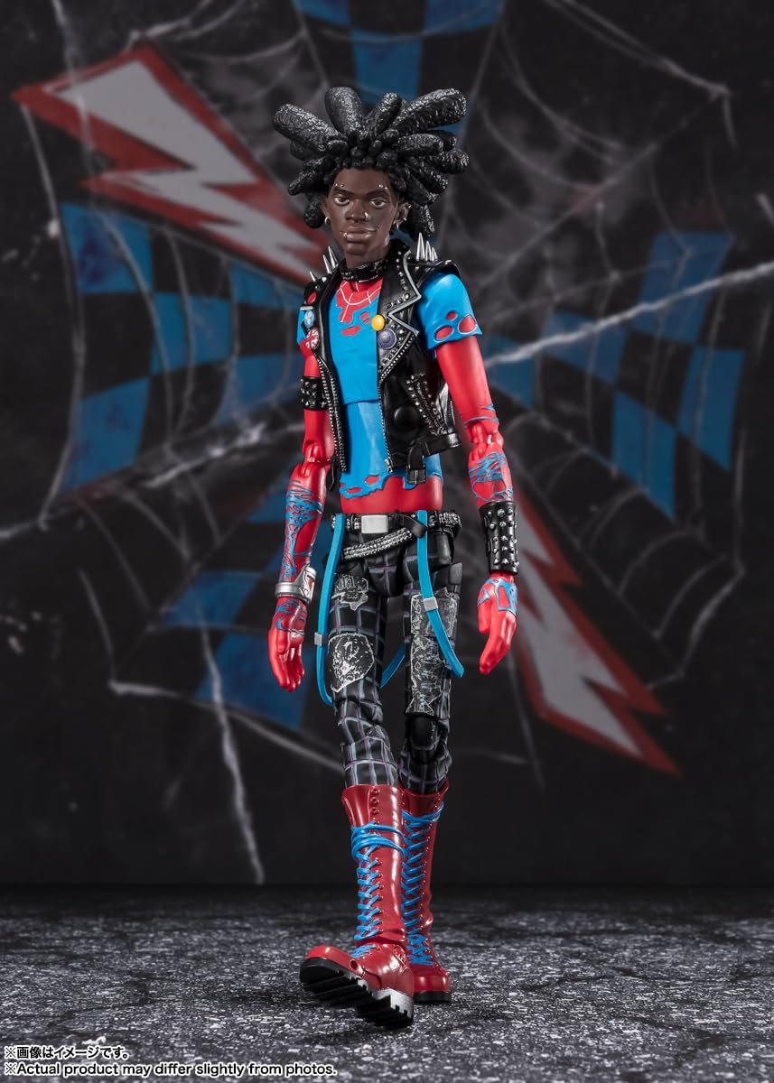 Екшн-фігурка Bandai Spirits Tamashii Nations Spider-Punk S.H.Figuarts Людина-павук: Крізь всесвіти, фото №3