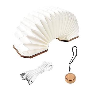 Настільна лампа Namvo Japanese Style House Портативна Дерев'яна Магнітний дизайн - Фото 1