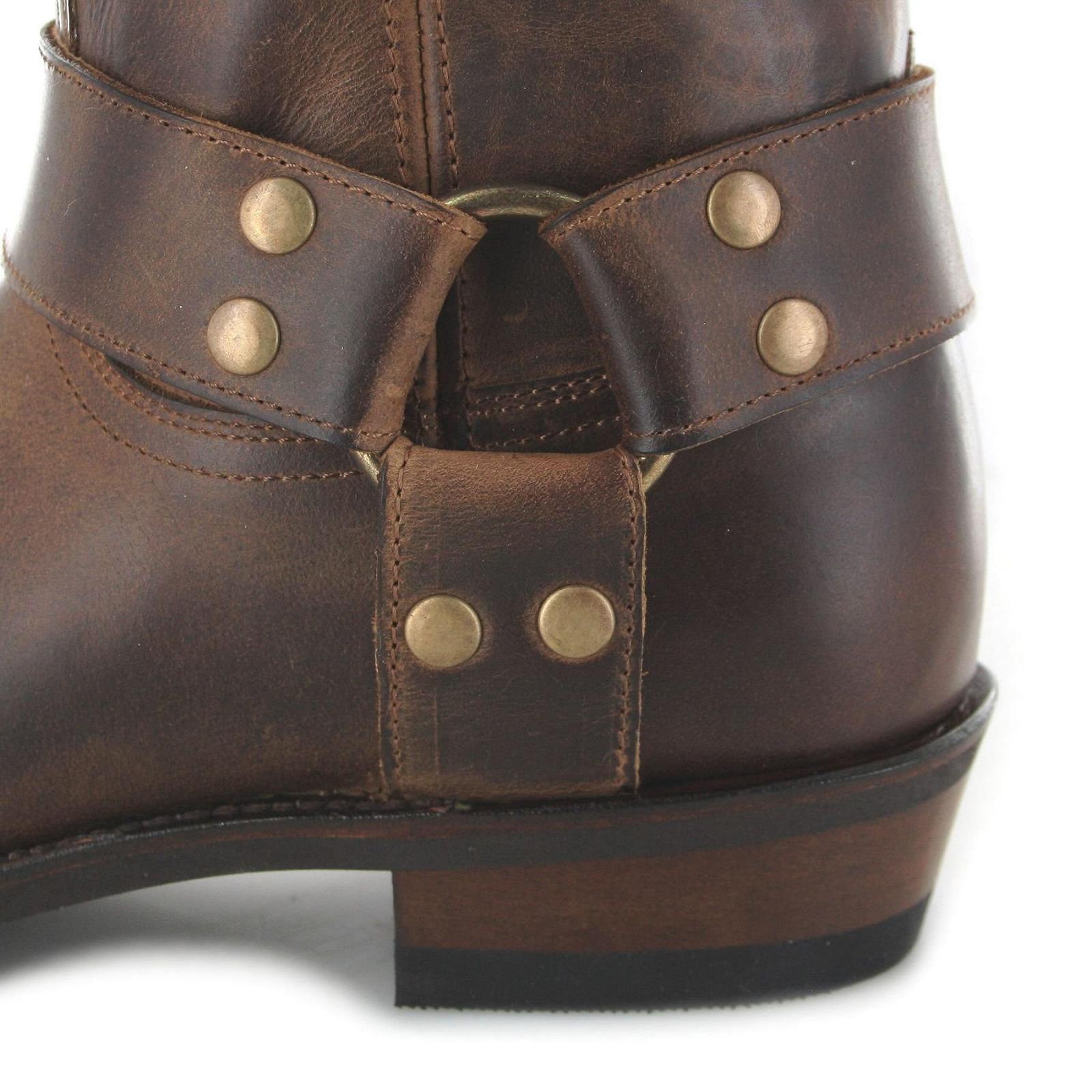 Мотоботы Унисекс Fashion Boots BU2001 Коричневая Кожа Camello, фото №4