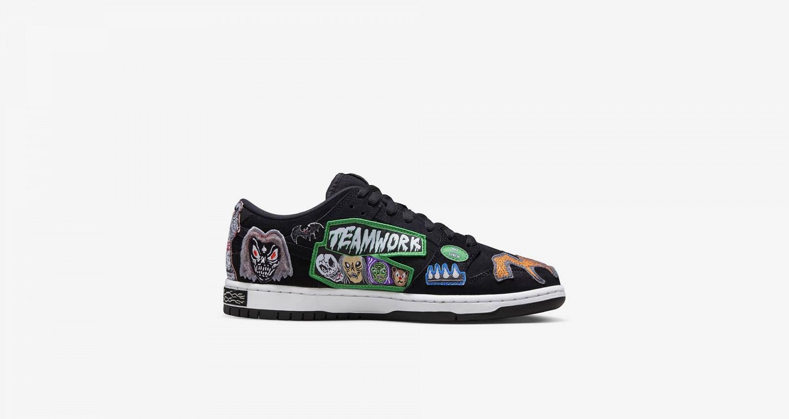 Кроссовки Nike SB Dunk Low Pro QS Neckface 36.5, фото №2