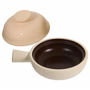 Кастрюля для супа Керамическая с крышкой и ручкой Термостойкая Маленькая - Фото 1