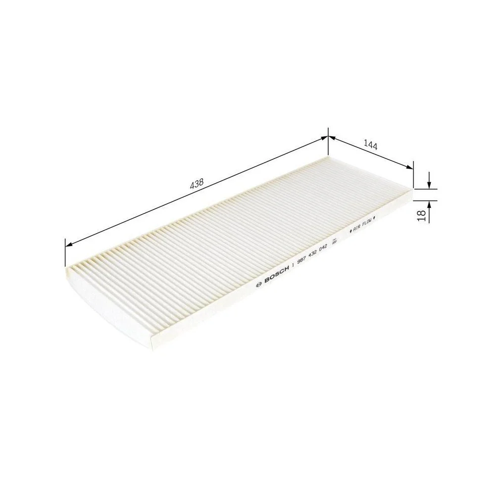 Фільтр салону BOSCH 1 987 432 042 для ALFA ROMEO CITROËN FIAT LANCIA, фото №1