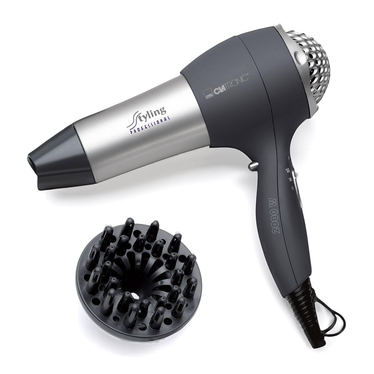 Фен Clatronic Professional, 2000 Вт, 3 температурні режими, фото №1