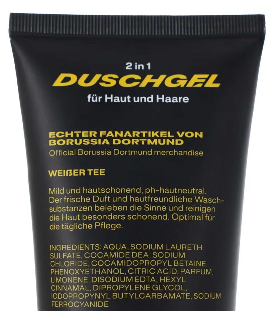 Гель для душа 2-в-1 Borussia Dortmund Beste Mama Белый чай для кожи и волос BVB 09 200 мл, фото №3 Гель для душа 2-в-1 Borussia Dortmund Beste Mama Белый чай для кожи и волос BVB 09 200 мл, фото №3