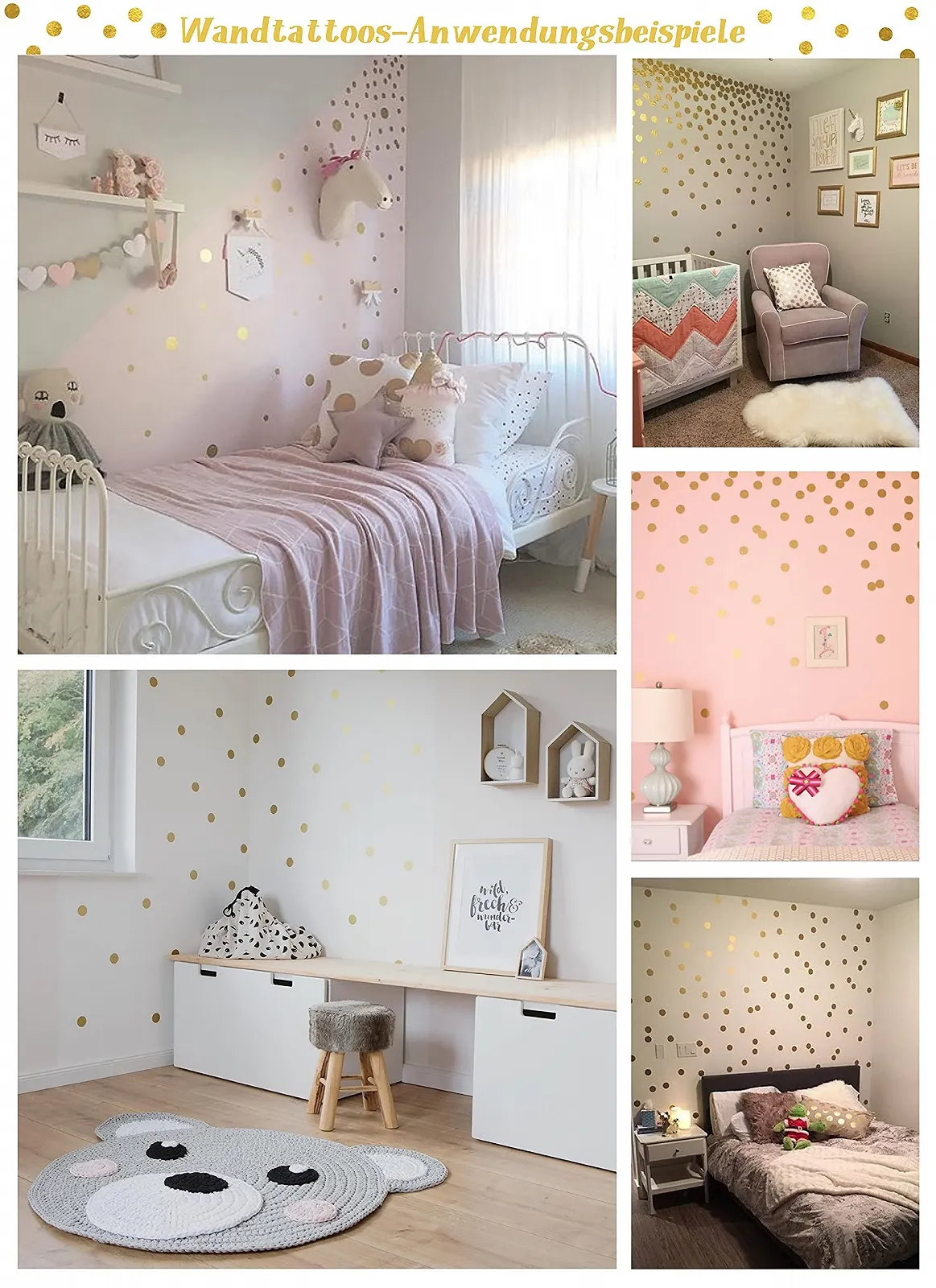 Наклейка на стіну WandSticker4U 60 Stars Black / Silver / Gold, фото №6 Наклейка на стіну WandSticker4U 60 Stars Black / Silver / Gold, фото №6