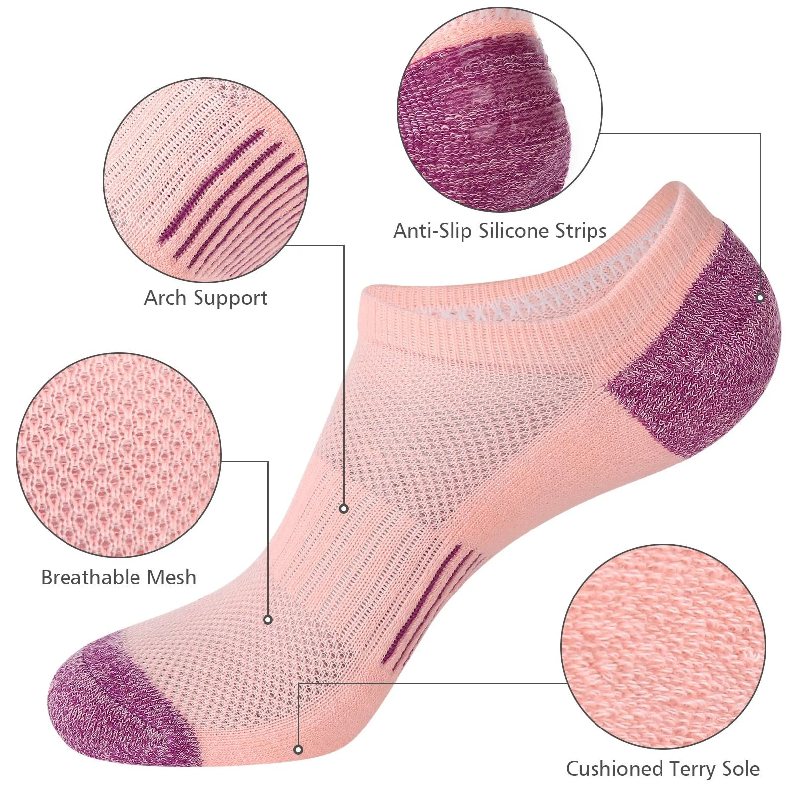 Спортивні шкарпетки Чоловічі Жіночі Бавовна Розміри 35-48, фото №3 Спортивні шкарпетки Чоловічі Жіночі Бавовна Розміри 35-48, фото №3