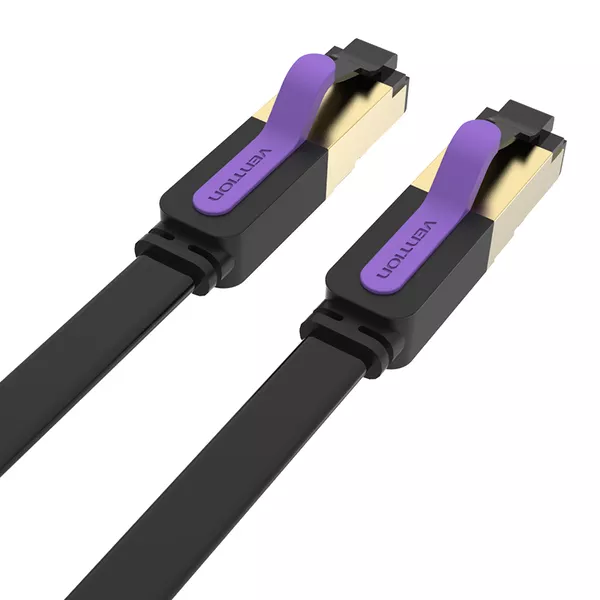 Патч-корд Vention CAT7 SSTP Ethernet 3 m Black ICABI, фото №3