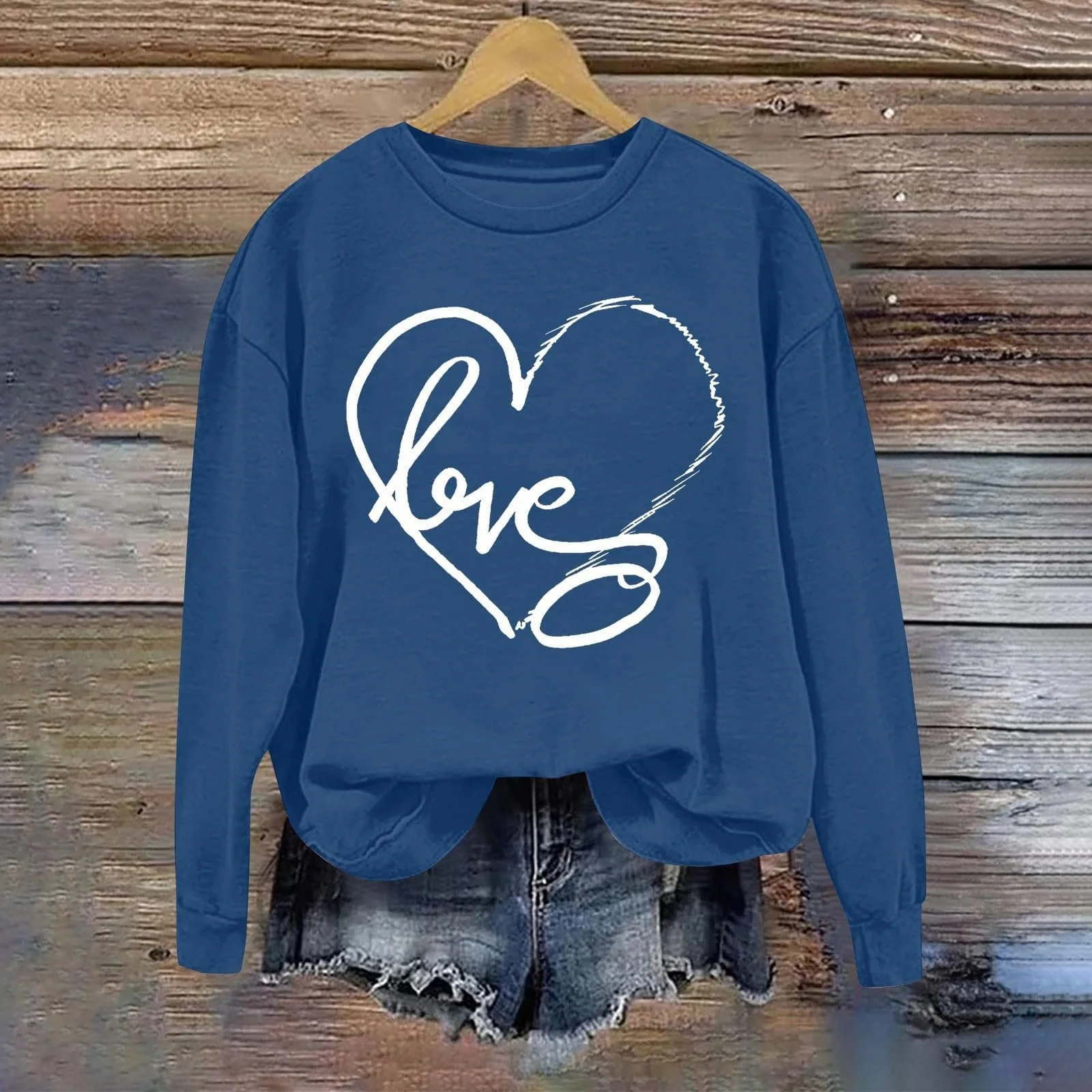 Женский Свитер Gwnauz Сердце Длинный Рукав, фото №4 Женский Свитер Gwnauz Сердце Длинный Рукав, фото №4