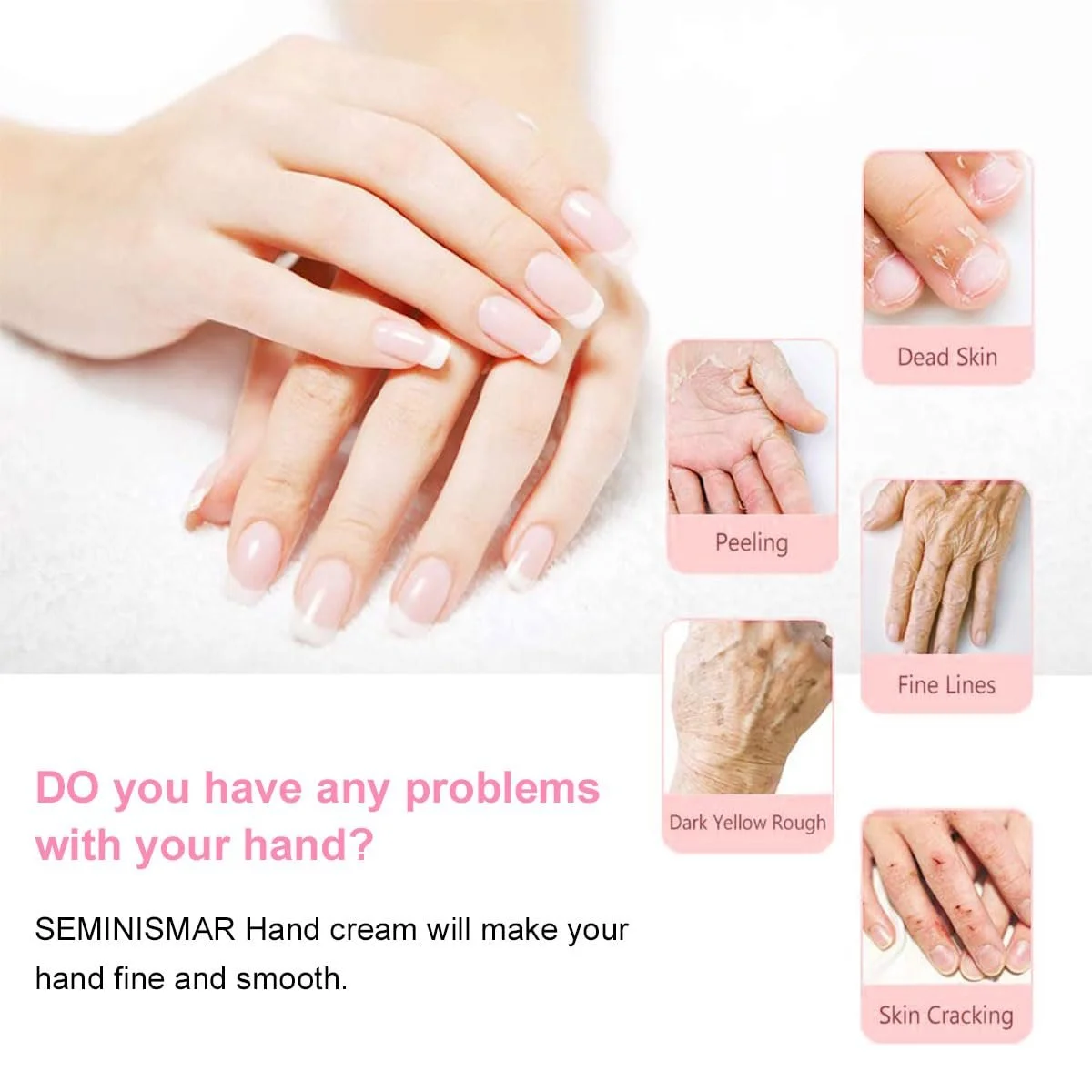 Крем для рук Cherry Blossom, Зволожуючий крем для рук для грубої, потрісканої шкіри, Ніжний крем для догляду за сухими руками, 2 шт., фото №2