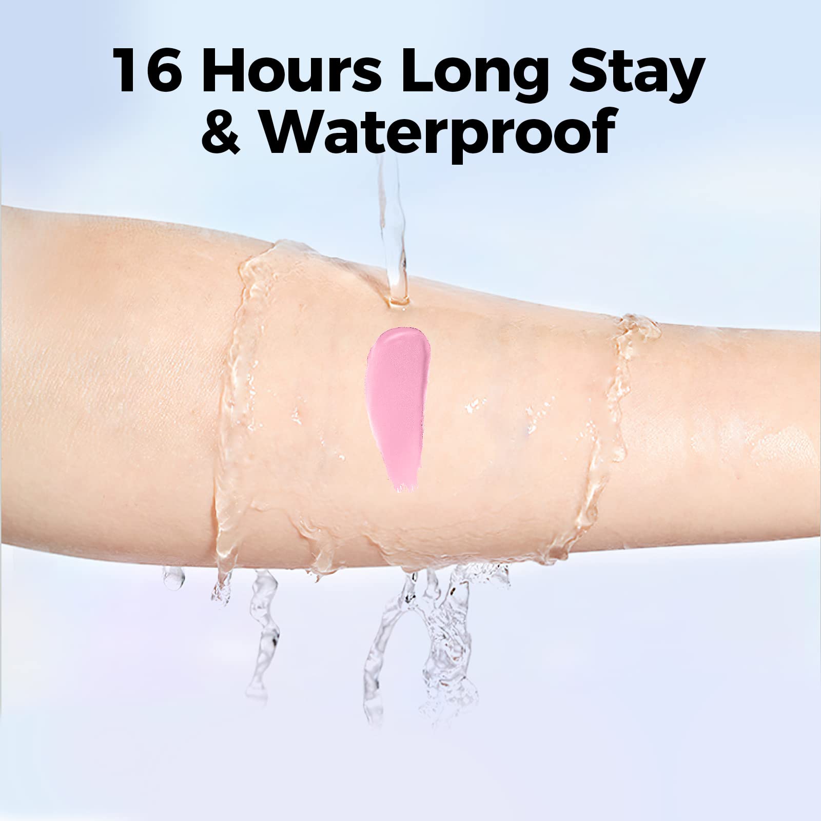 Рідка помада Allbesta Waterproof Durable Matte Lipstick 1#, фото №4
