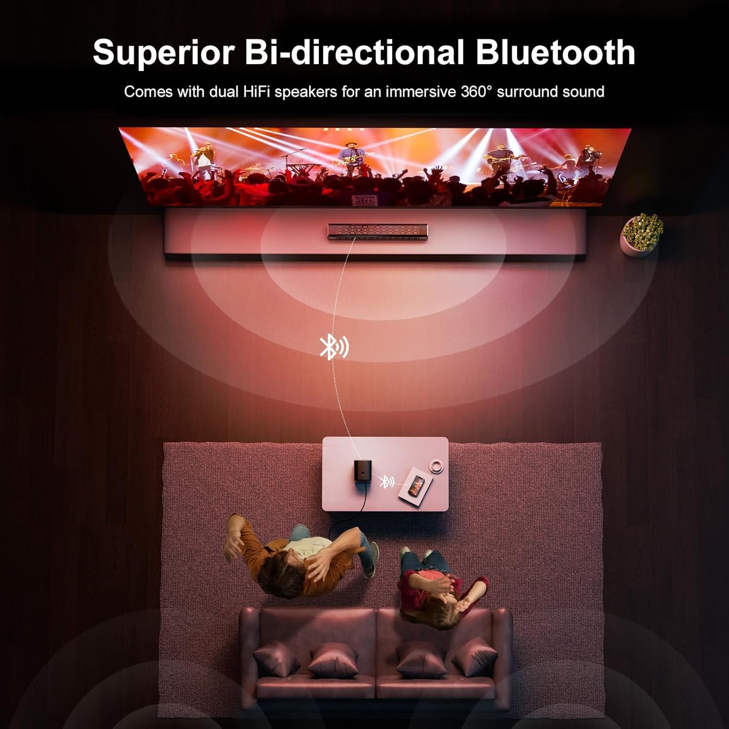 Проектор Jimveo E28 Full HD Wi-Fi Bluetooth, фото №5