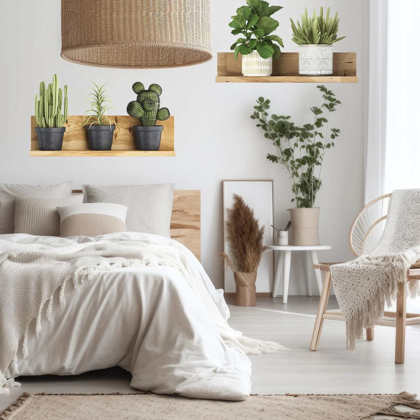 3D наклейка на стіну Рослини в горщиках Бонсай та звисаючі ліани ПВХ Зелений, фото №2 3D наклейка на стіну Рослини в горщиках Бонсай та звисаючі ліани ПВХ Зелений, фото №2