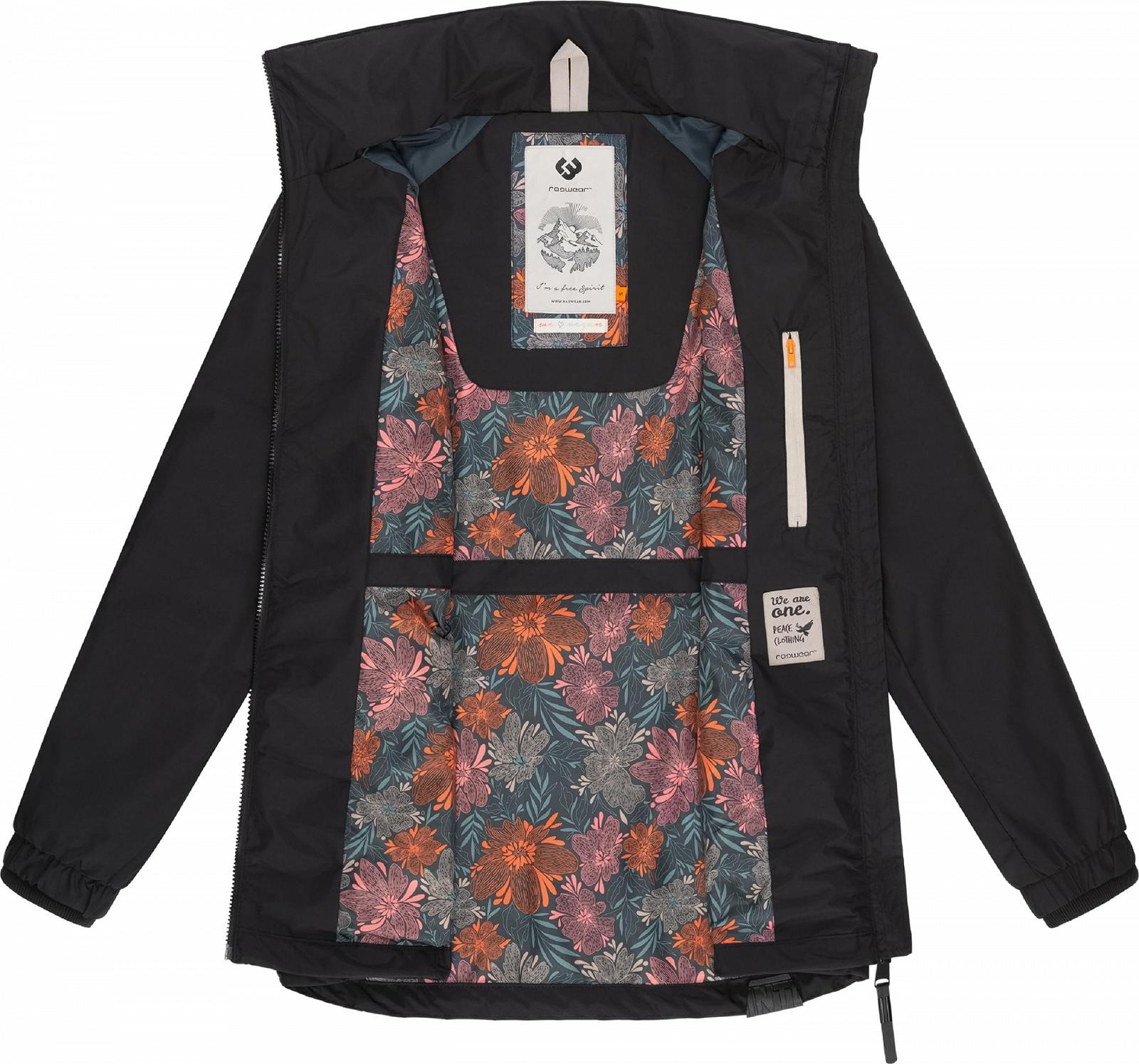 Куртка переходная Ragwear Tacy YOUMODO Легкая женская, Короткая куртка для активного отдыха, Водонепроницаемая и дышащая, со шнурком на талии и воротником-стойкой,, фото №5
