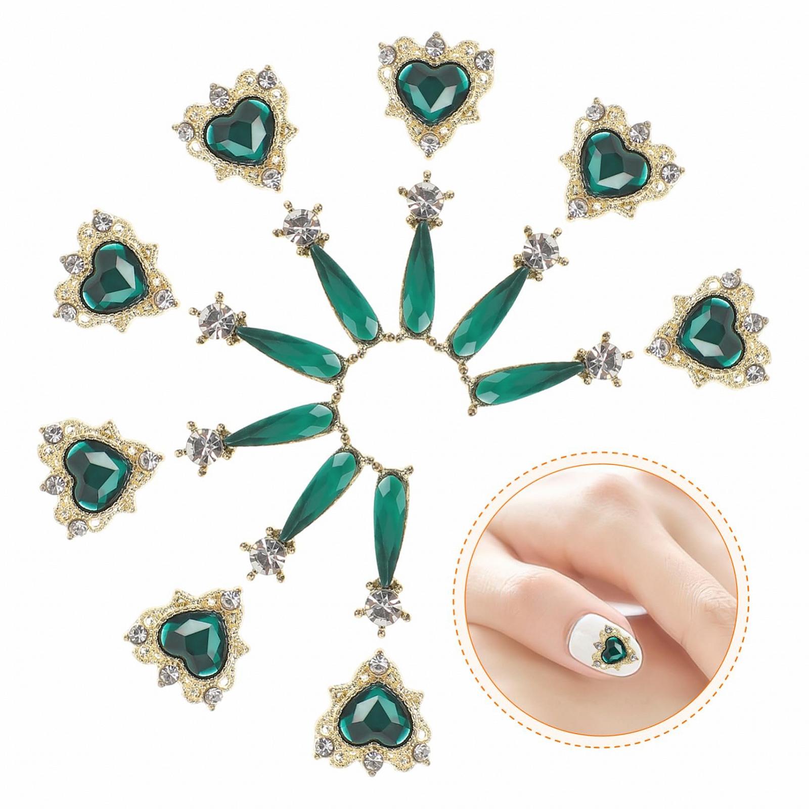 Кажан WOONEKY Металеві дорогоцінні камені для манікюру, фото №4