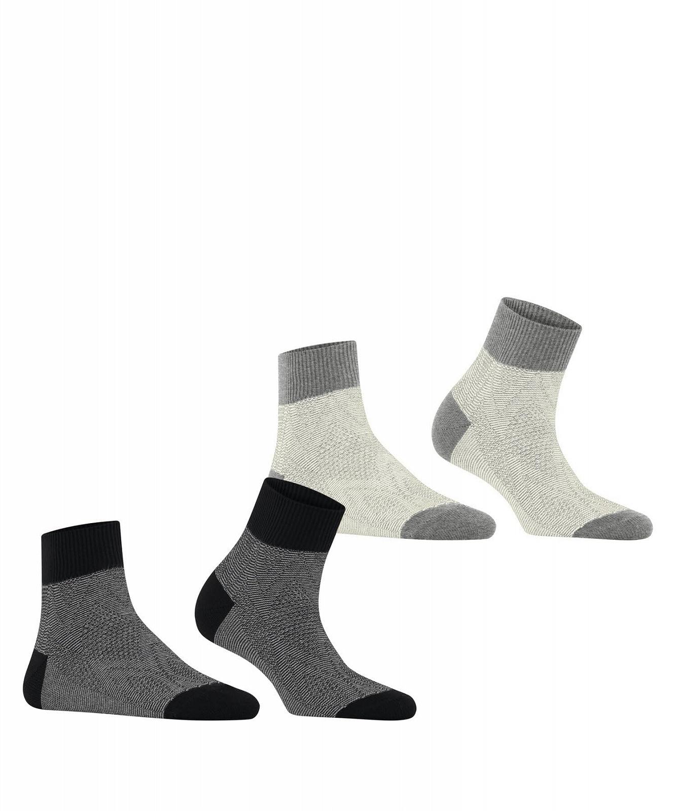 Носки ESPRIT Вязаные Короткие Дышащие Из органического хлопка Узорные 2 пары, фото №3