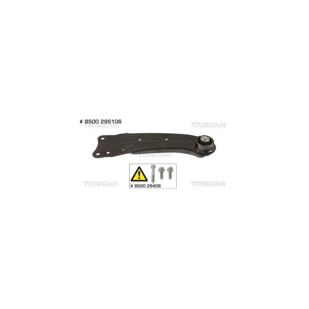 Рычаг подвески TRISCAN 8500 295106 AUDI SEAT SKODA VW внешний нижний, фото №1 Рычаг подвески TRISCAN 8500 295106 AUDI SEAT SKODA VW внешний нижний, фото №1