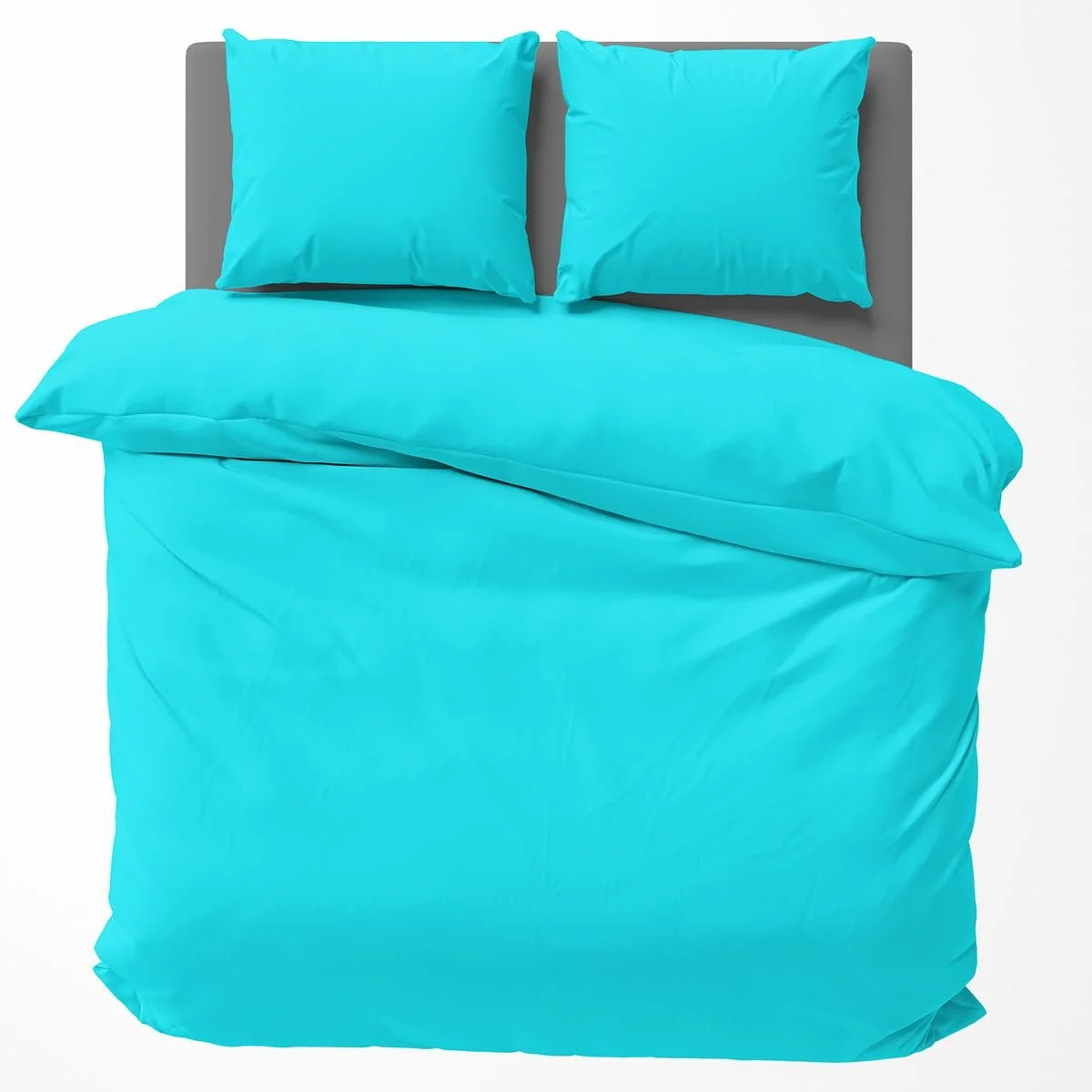 Комплект постільної білизни Visaggio 135 x 200 / 80 x 80 см 100% бавовна Бірюзовий, фото №1