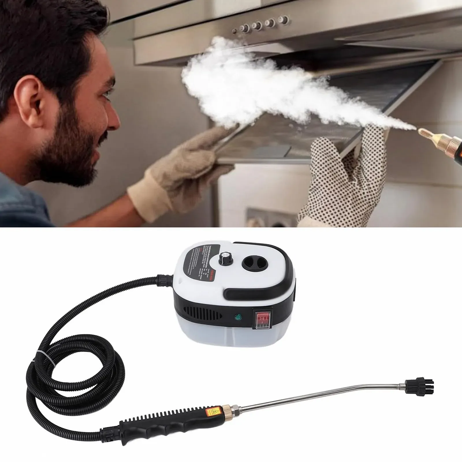 Пароочисник ручний 2500 W високого тиску 220 V, фото №3