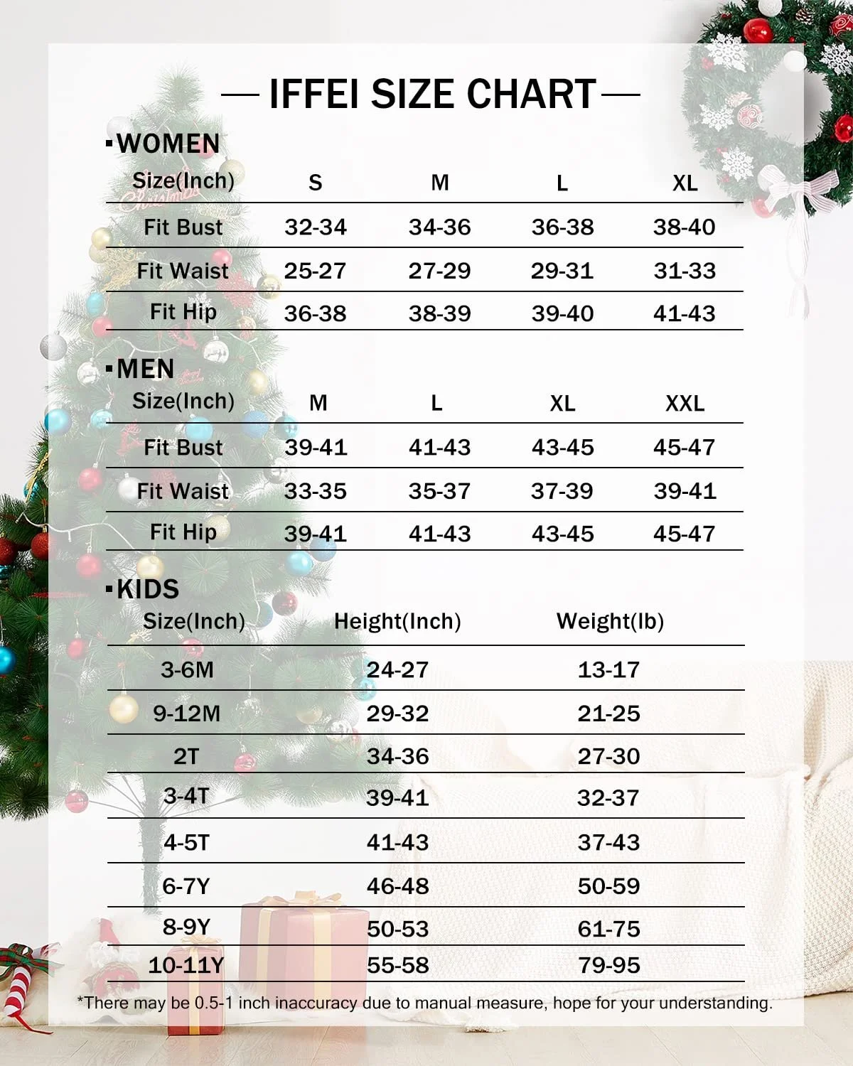 Рождественский пижамный комплект Iffei Family, фото №5