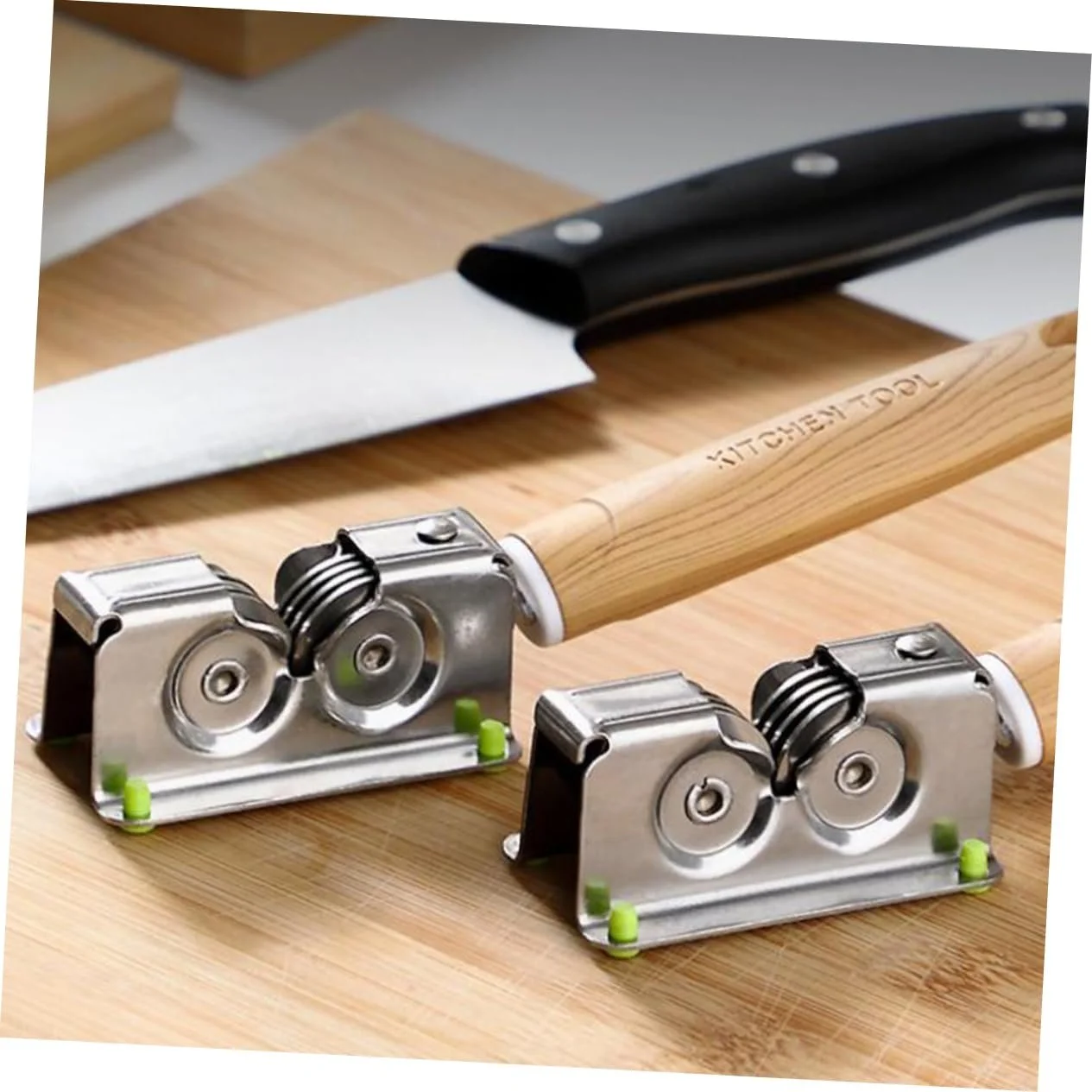 Ручна точилка для ножів кухонне нековзне з високоякісного матеріалу, фото №6