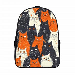 Рюкзак FPAKAKIIE Cat школьный 40x28x16см - Фото 1