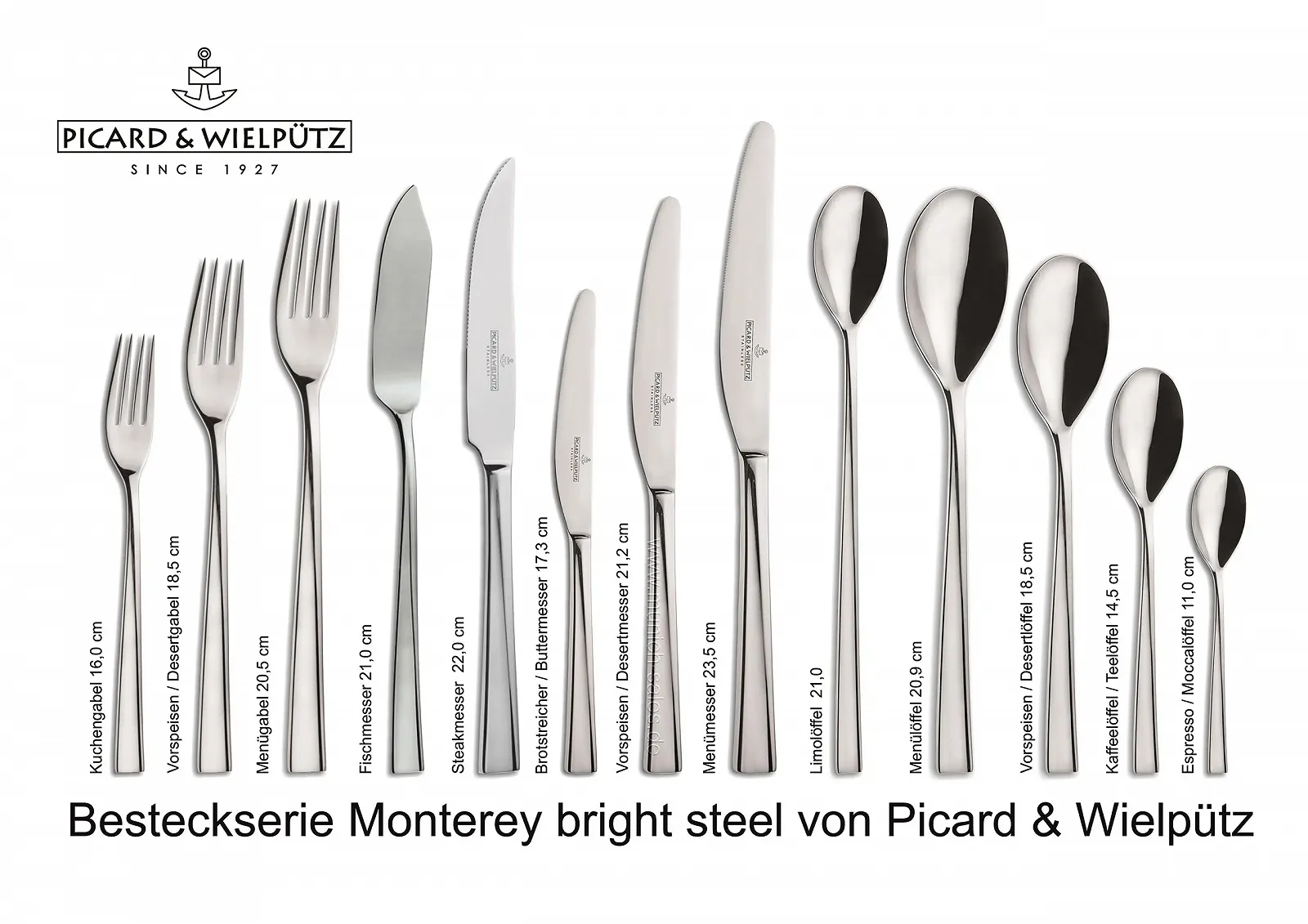 Ложки кавові Picard & Wielpütz Monterey Набір 6 шт, фото №2