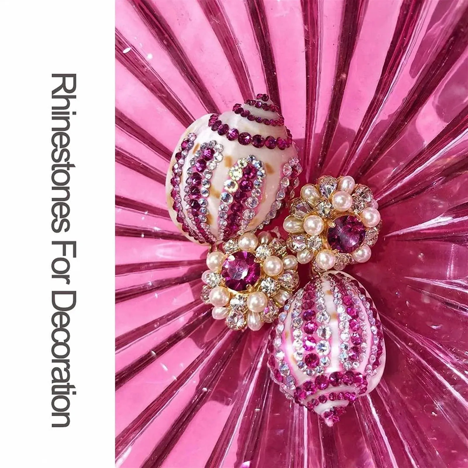 Стрази Плоскі Зі Скла Прозорий Кристал 35 Кольорів (Колір: 126, Розмір: SS4-14400шт) 100г, фото №6