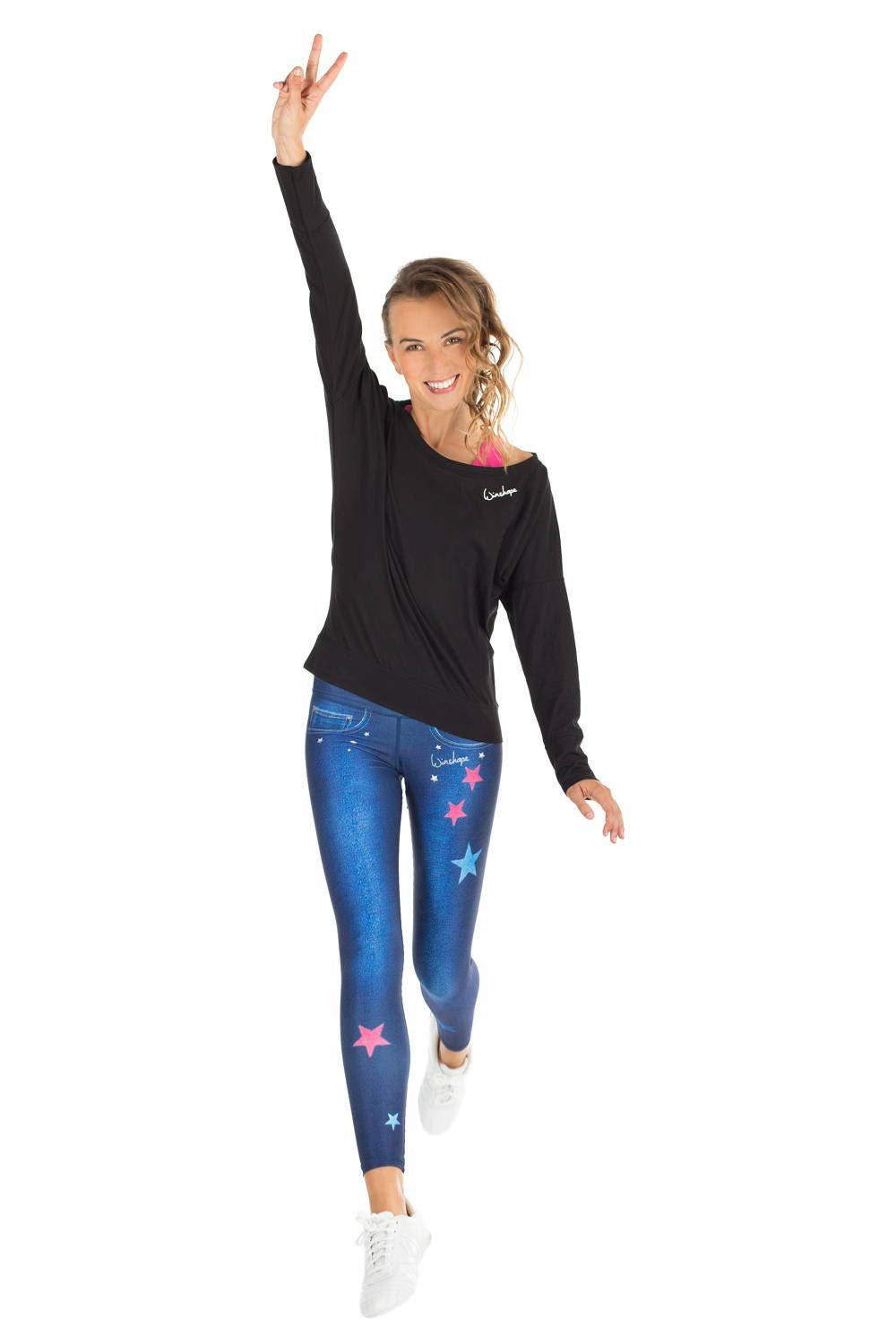 Легінси WINSHAPE Функціональні Power Shape Jeans Tights з високою посадкою Hwl102, фото №5