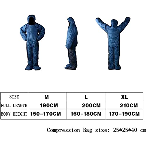 Спальний мішок Ultralight Windproof Засіб захисту від холоду Portable Winter Camping M розмір, фото №6