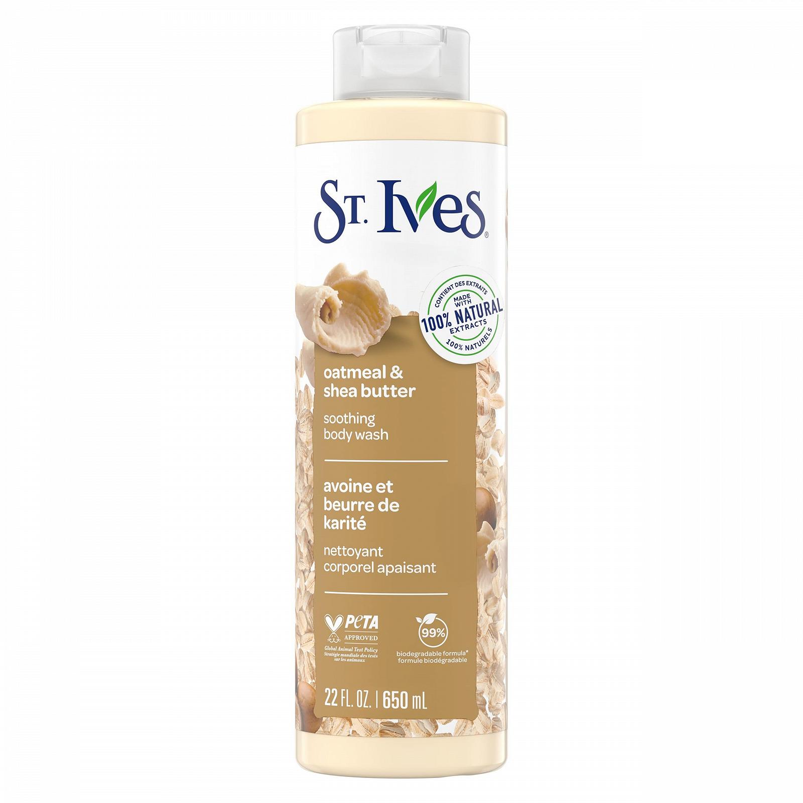 Гель для душа St. Ives Soothing Oatmeal and Shea Butter 650 мл, фото №1